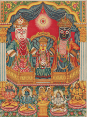 Shri Shri Jagannatha - Lord of the Universe (18 × 24 in Poster)