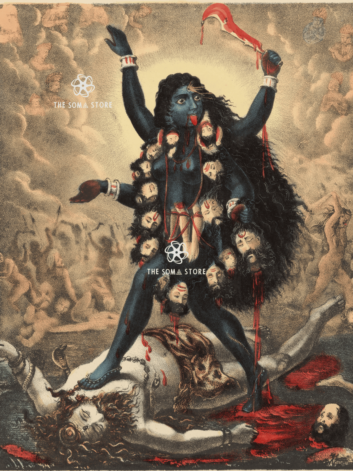 Kali - The Wrathful Protector (18 × 24 in Poster)