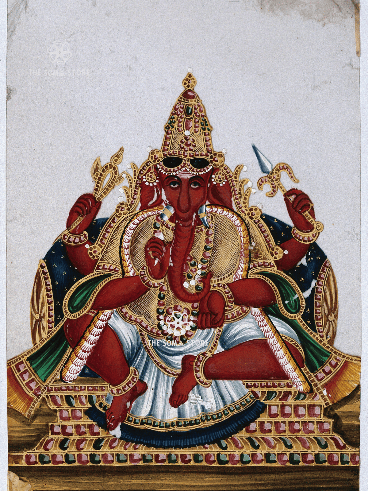 Ganesha - The Auspicious Remover of Obstacles (18 × 24 in Poster)