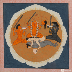 Chinnamasta – Self-Offering and Tantric Bliss (14×14 Poster)