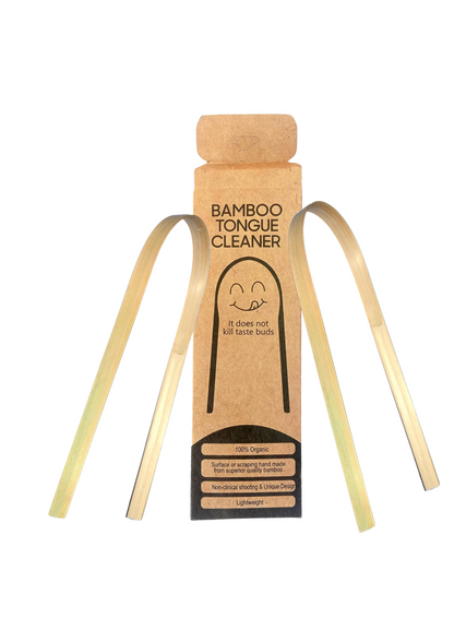 Bamboo Tongue Cleaner Set of 2