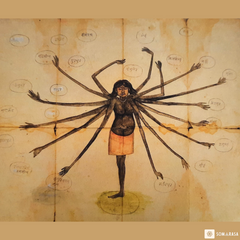 Devi Diagram of Pandit Seu’s Family – Guler School Legacy (14×14 Poster)