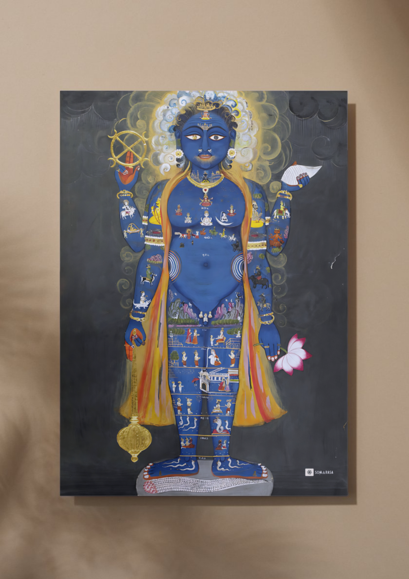 Vishnu as Vishvarupa – The Universal Form (A3 Poster)