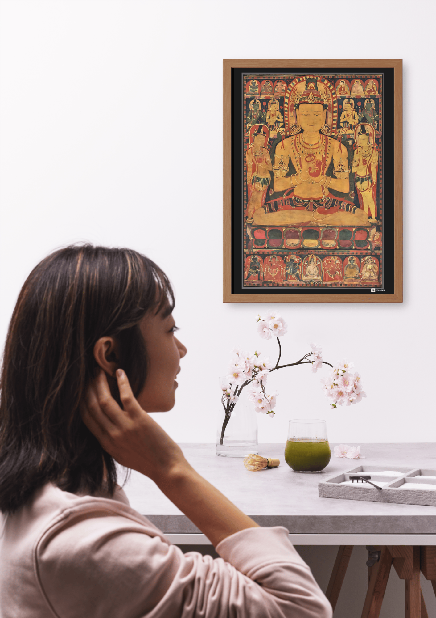 Vairochana as Vajrasattva – Embodiment of Enlightened Thunder (A3 Poster)