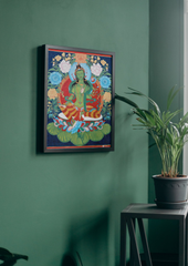 Green Tara – The Swift Liberator and Mother of All Buddhas (A3 Poster)