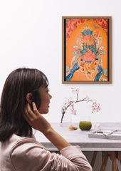 Yab Yum Union – Tantric Deity & Consort (A3 Poster)