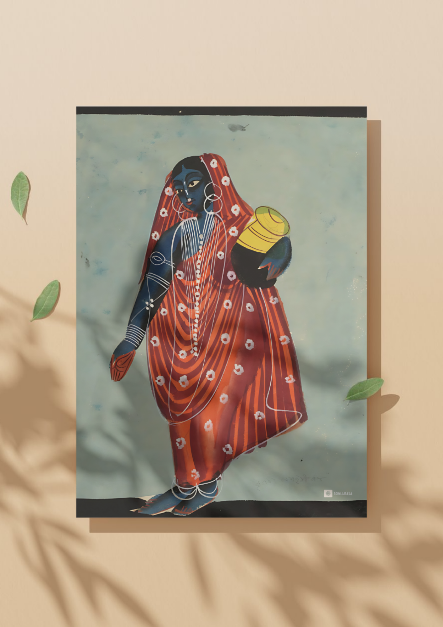 Mohini – Vishnu's Enchanting Form with the Nectar of Immortality (A3 Poster)