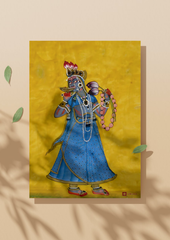 Goddess Bhadrakali – Basohli Painting Circa 1660–70 (A3 Poster)