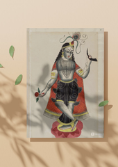 Balarama Dancing – Kalighat Painting Reprint (A3 Poster)