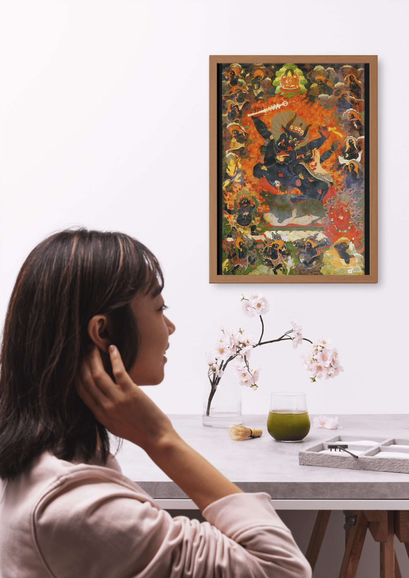 Yama Dharmaraja – The Lord of Death & Dharma (A3 Poster)