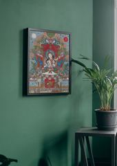White Tara – The Goddess of Compassion and Longevity (A3 Poster)