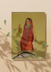 Brahmani – Kalighat Painting Reprint (A3 Poster)