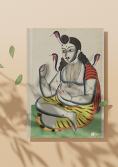 Shiva Mahayogin – Kalighat Painting Reprint (A3 Poster)