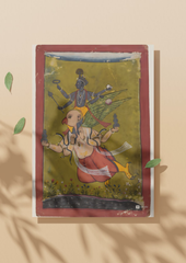 Vishnu on Garuda – The Divine Flight of Preservation (A3 Poster)