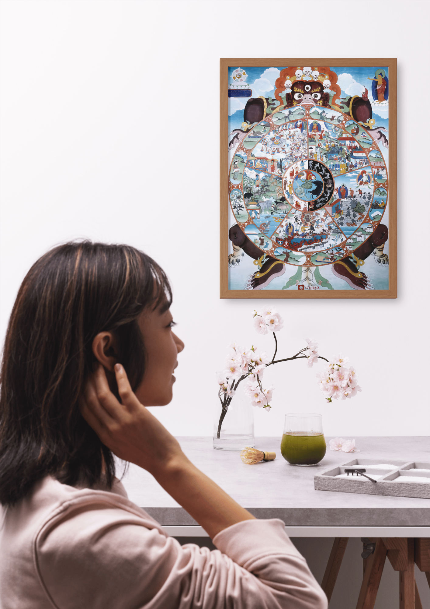 The Wheel of Life – Samsara & Liberation (A3 Poster)