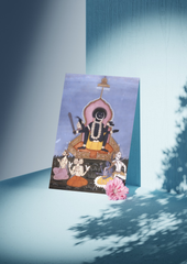 Kali as the Supreme Deity – The Cosmic Throne of Time (A3 Poster)