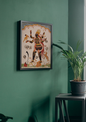 The Tantric Kali – Black Goddess of Liberation (A3 Poster)