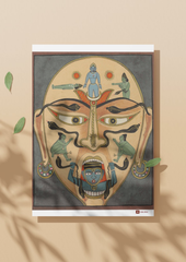 The Tantric Face – Gateway to Transformation & Inner Realms (A3 Poster)