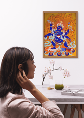 The Six-Armed Protector – Wrathful Guardian of the Dharma (A3 Poster)