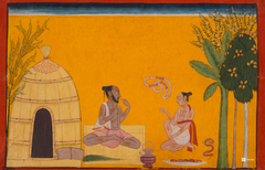 Valmiki Recites the Ramayana - Shangri Ramayana (16x24 Poster)