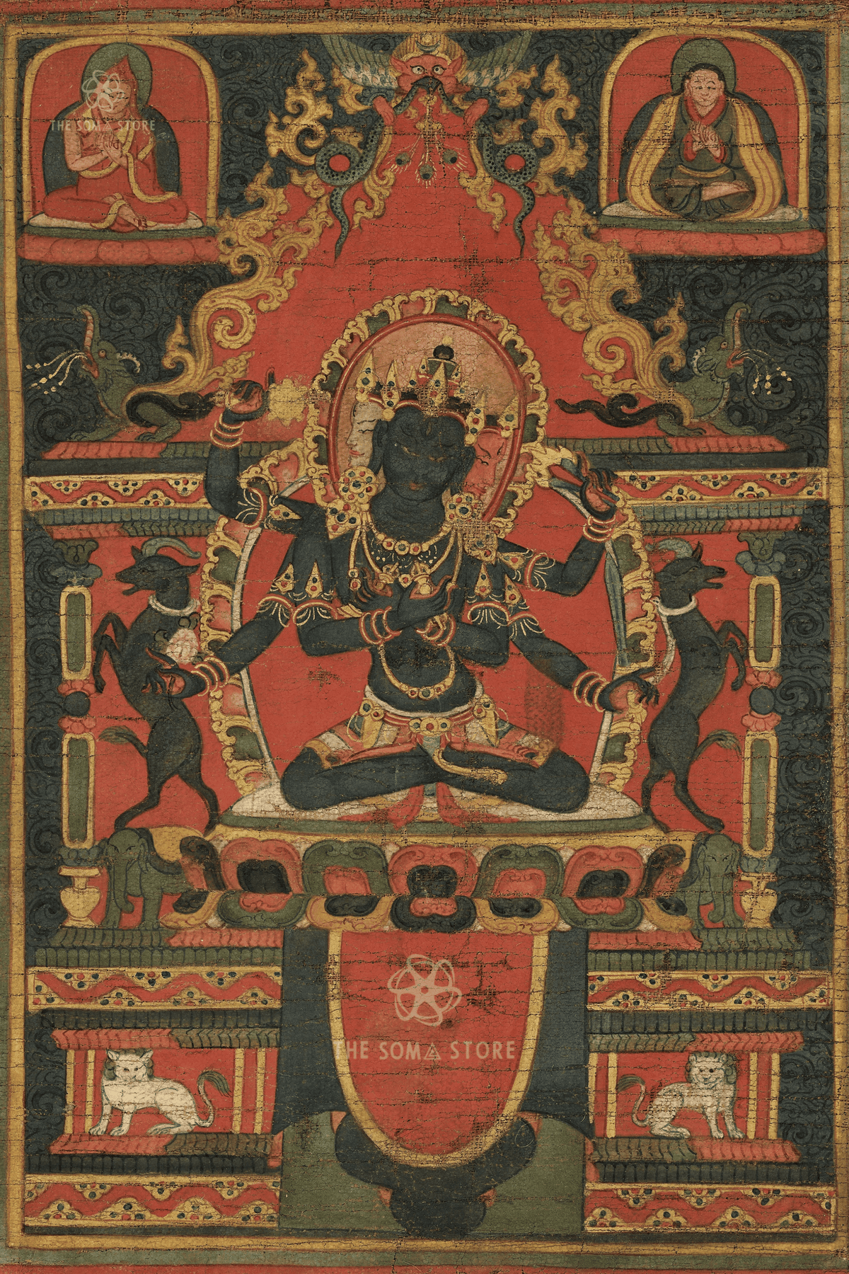 Guhyasamaja Akshobhyavajra - Esoteric Tantric Buddha (24 × 36 in Poster)