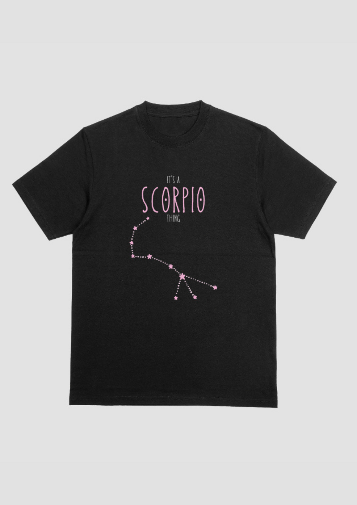 Scorpio – The Intense Alchemist of the Zodiac (Black Zodiac Series – Unisex/Oversized T-Shirt)