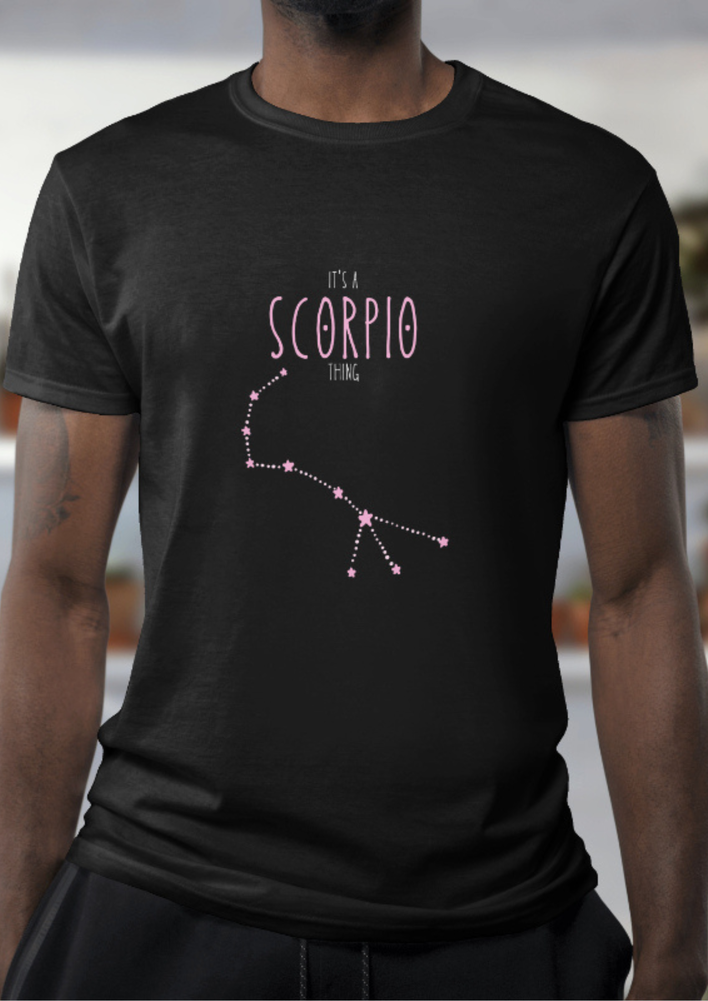 Scorpio – The Intense Alchemist of the Zodiac (Black Zodiac Series – Unisex/Oversized T-Shirt)