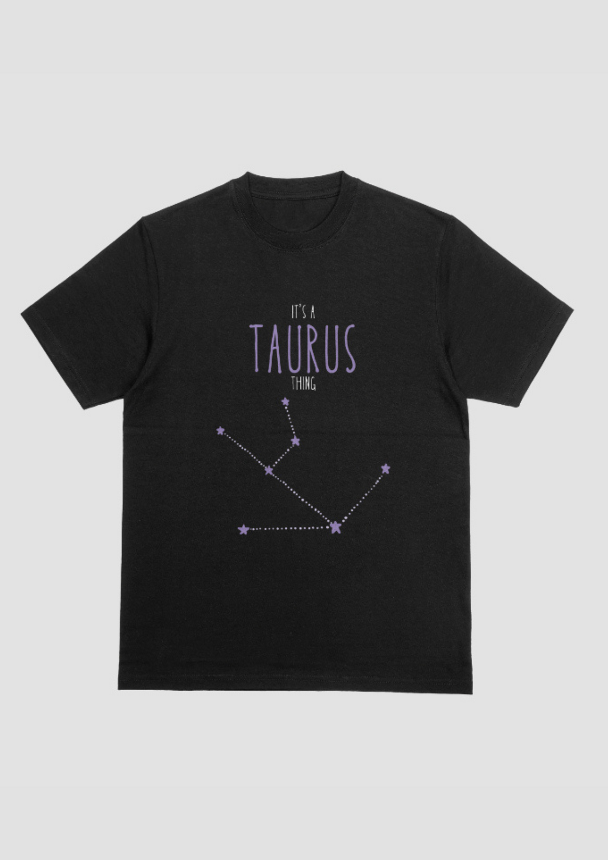 Taurus – The Grounded Soul of the Zodiac (Black Zodiac Series – Unisex/Oversized T-Shirt)