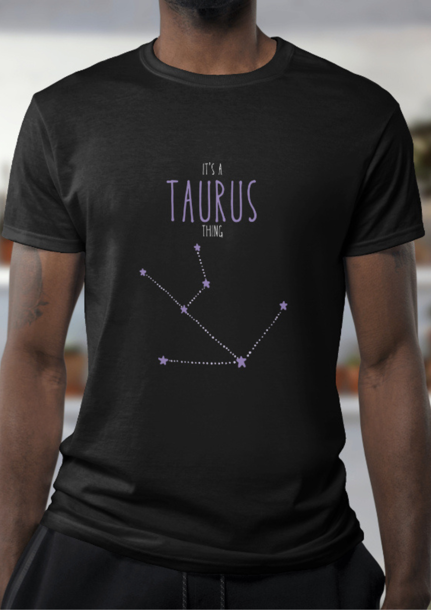 Taurus – The Grounded Soul of the Zodiac (Black Zodiac Series – Unisex/Oversized T-Shirt)