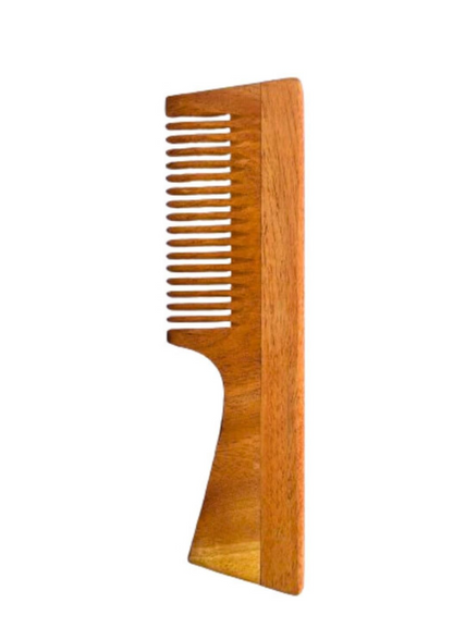 Neem Wood Comb with Handle