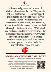 Forest Oracle – Black Theyyam Ritual Guardian (A5 Notepad)