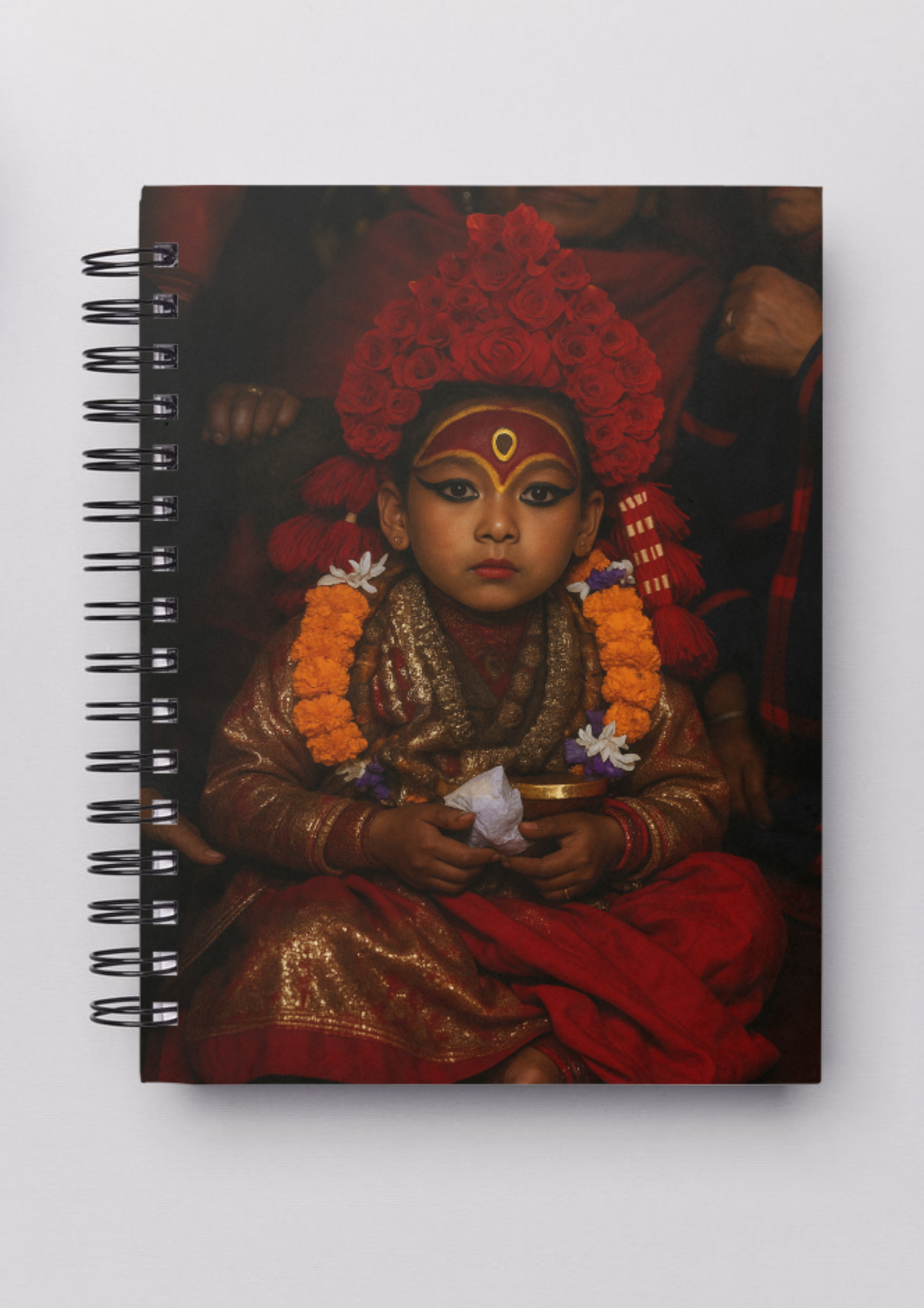 Living Goddess Kumari – Divine Power in Flesh (A5 Notepad)