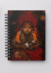 Living Goddess Kumari – Divine Power in Flesh (A5 Notepad)