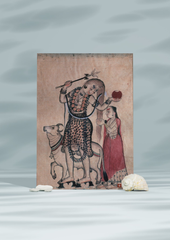 Shiva with Nandi & Parvati – The Eternal Ascent (A3 Poster)