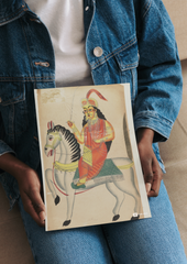 Rani of Jhansi on Horseback – Kalighat Painting Reprint (A3 Poster)