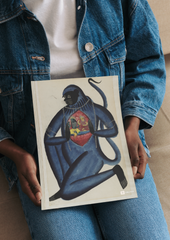 Hanuman Reveals His Heart – Kalighat Painting Reprint (A3 Poster)