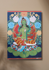 Green Tara – The Swift Liberator and Mother of All Buddhas (A3 Poster)