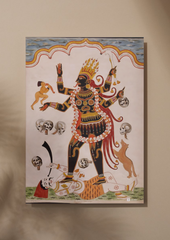 The Tantric Kali – Black Goddess of Liberation (A3 Poster)