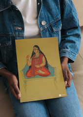 Bhubaneshwari – Kalighat Painting Reprint (A3 Poster)