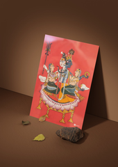 Harihara – The Cosmic Union of Vishnu and Shiva (A3 Poster)