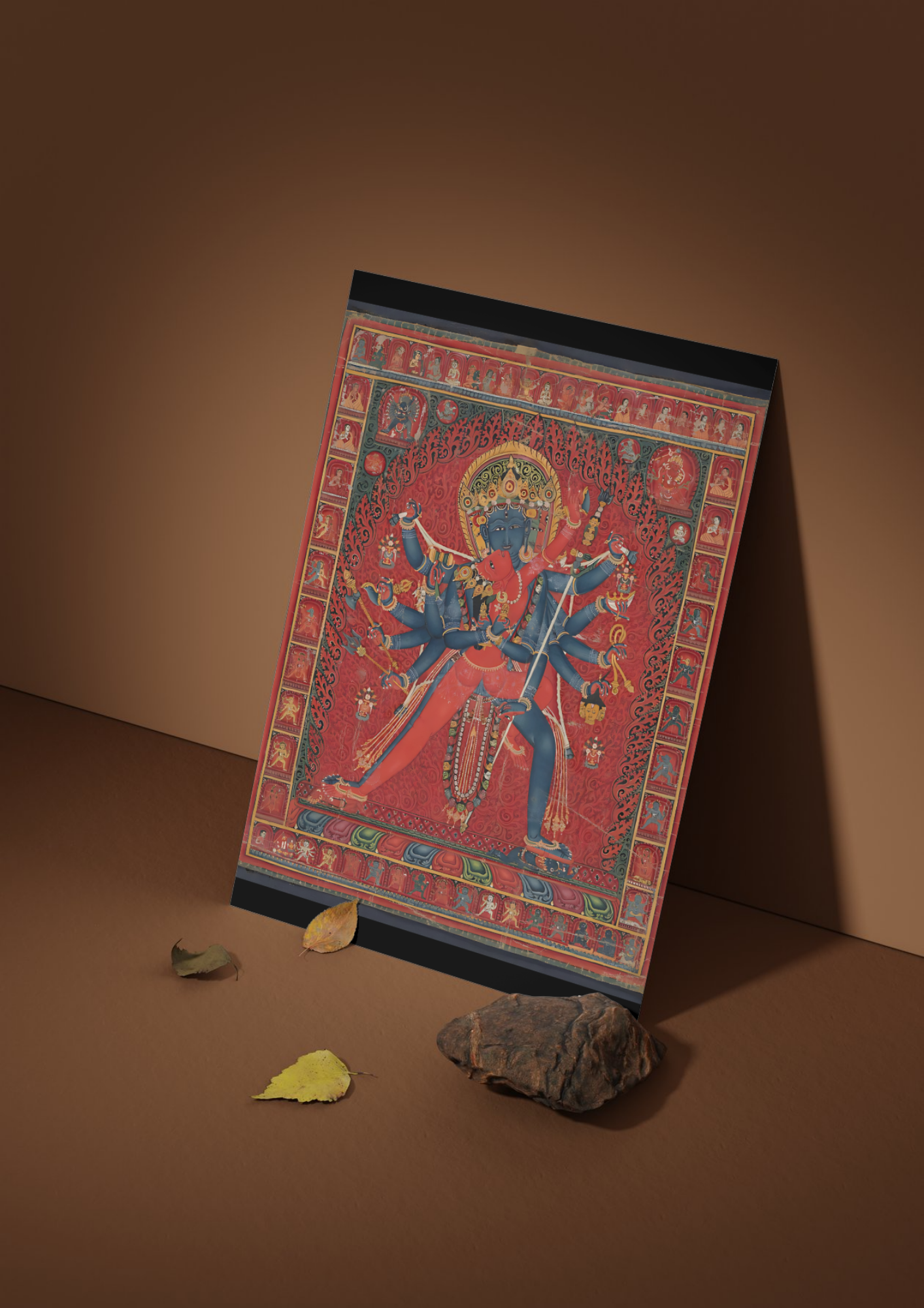 Chakrasamvara and Vajravarahi – The Ecstatic Union of Wisdom & Compassion (A3 Poster)