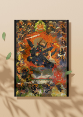 Yama Dharmaraja – The Lord of Death & Dharma (A3 Poster)