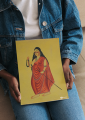 Bhairavi – Kalighat Painting Reprint (A3 Poster)