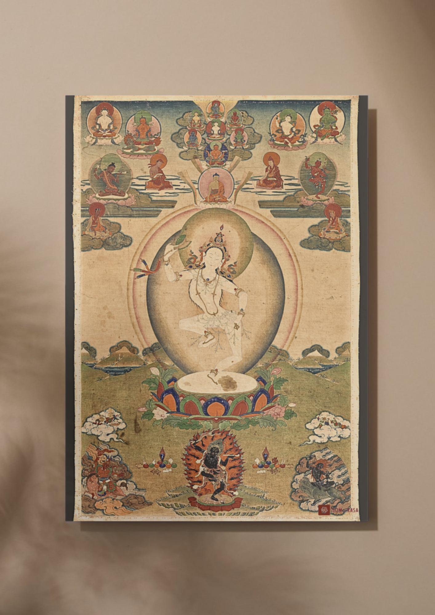 Machig Labdrön – The Yogini Who Danced with Shadows (A3 Poster)