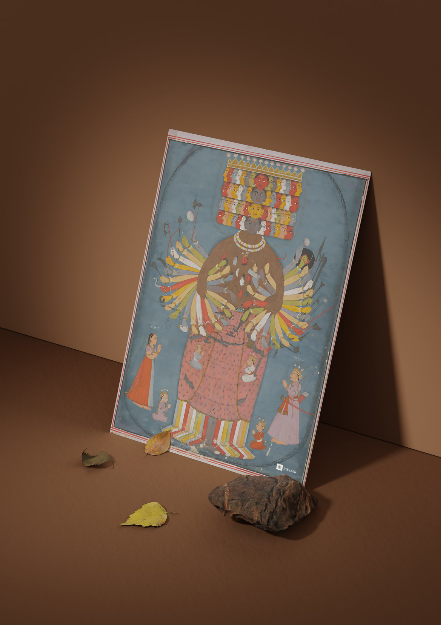 The Cosmic Form of Krishna – Vishvarupa Revelation (A3 Poster)