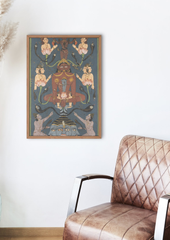 Tantric Union in Jain Vision – The Mystical Geometry of Consciousness (16x24 Poster)