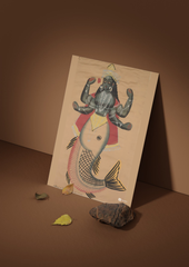 Matsya – The Fish Avatara of Vishnu (A3 Poster)