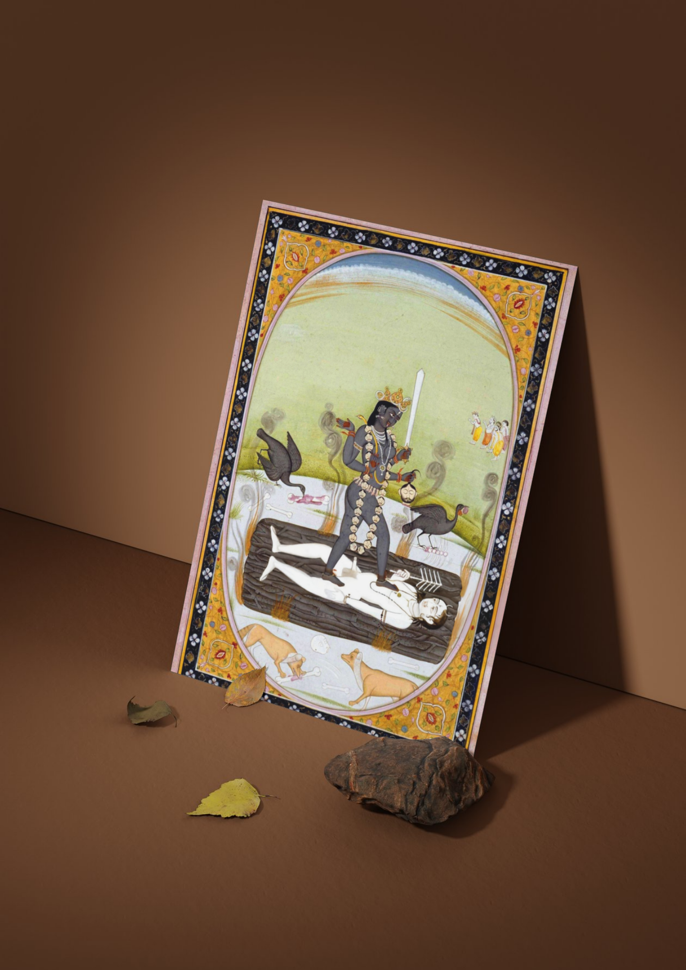 Kālī Standing Over Shiva – The Dance of Time and Transformation (A3 Poster)