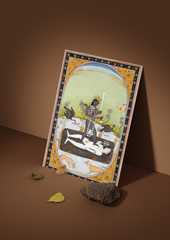 Kālī Standing Over Shiva – The Dance of Time and Transformation (A3 Poster)