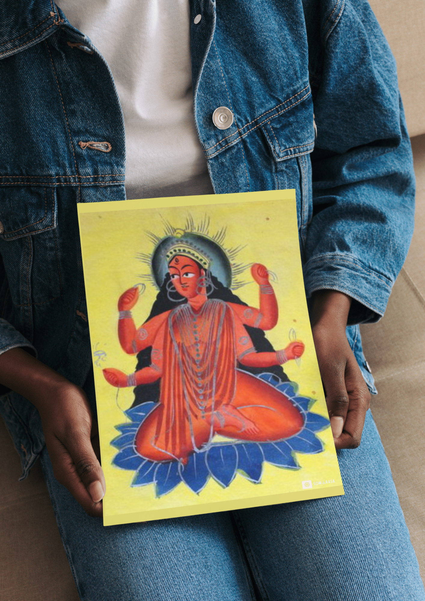 Matangi – Kalighat Painting Reprint (A3 Poster)